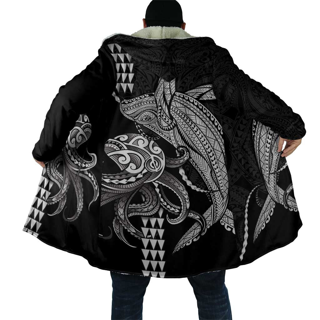 Kanaloa Aloha Hawaii Cloak Humpback Whale Octopus Tattoo Kakau Pattern LT14 - Polynesian Pride