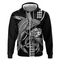 Kanaloa Aloha Hawaii Hoodie Humpback Whale Octopus Tattoo Kakau Pattern