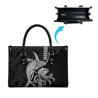 Kanaloa Aloha Hawaii Leather Bag Humpback Whale Octopus Tattoo Kakau Pattern