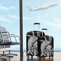 Kanaloa Aloha Hawaii Luggage Cover Humpback Whale Octopus Tattoo Kakau Pattern LT14 - Polynesian Pride