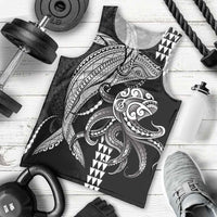 Kanaloa Aloha Hawaii Men Tank Top Humpback Whale Octopus Tattoo Kakau Pattern LT14 - Polynesian Pride
