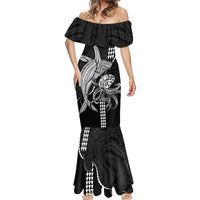Kanaloa Aloha Hawaii Mermaid Dress Humpback Whale Octopus Tattoo Kakau Pattern LT14 - Polynesian Pride