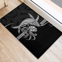 Kanaloa Aloha Hawaii Rubber Doormat Humpback Whale Octopus Tattoo Kakau Pattern LT14 - Polynesian Pride