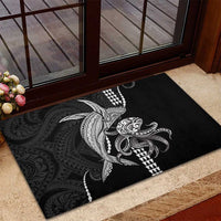 Kanaloa Aloha Hawaii Rubber Doormat Humpback Whale Octopus Tattoo Kakau Pattern LT14 - Polynesian Pride
