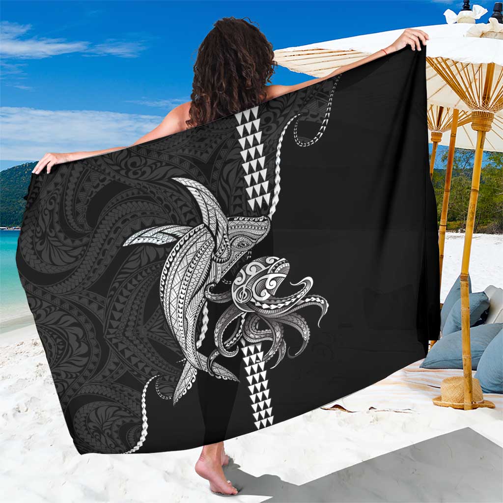 Kanaloa Aloha Hawaii Sarong Humpback Whale Octopus Tattoo Kakau Pattern