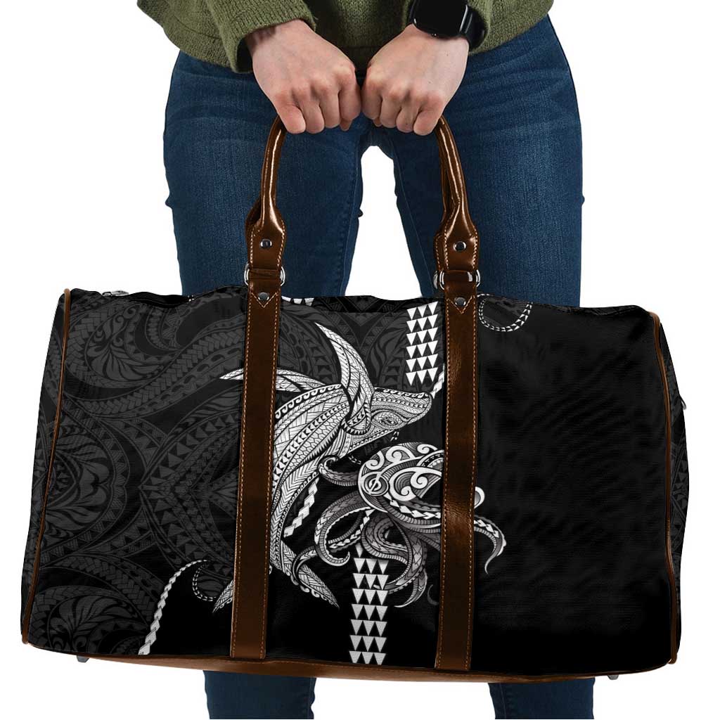 Kanaloa Aloha Hawaii Travel Bag Humpback Whale Octopus Tattoo Kakau Pattern