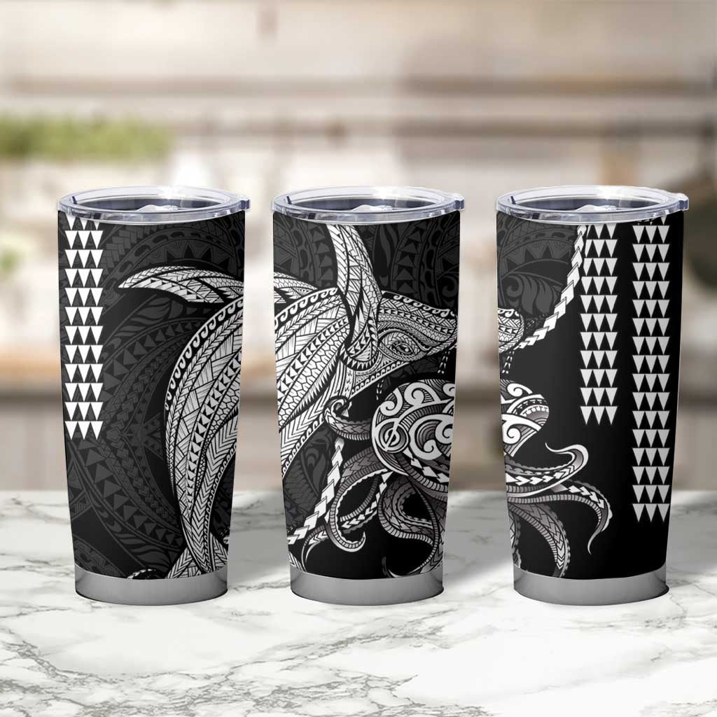 Kanaloa Aloha Hawaii Tumbler Cup Humpback Whale Octopus Tattoo Kakau Pattern