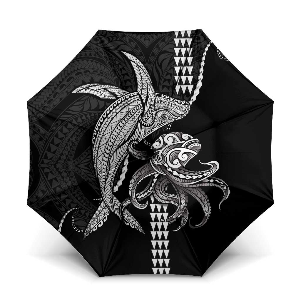 Kanaloa Aloha Hawaii Umbrella Humpback Whale Octopus Tattoo Kakau Pattern