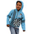 Personalised Fiji Darts Kid Hoodie Fijian Tapa Pattern - Blue