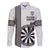 Personalised Fiji Darts Family Matching Puletasi and Hawaiian Shirt Fijian Tapa Pattern - White