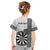 Personalised Fiji Darts Kid T Shirt Fijian Tapa Pattern - White