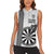 Personalised Fiji Darts Women Sleeveless Polo Shirt Fijian Tapa Pattern - White