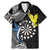 Personalised Cook Islands Darts Family Matching Mermaid Dress and Hawaiian Shirt Kuki Airani Tribal Pattern