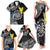 Personalised Cook Islands Darts Family Matching Tank Maxi Dress and Hawaiian Shirt Kuki Airani Tribal Pattern