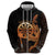 Aloha Hawaii Darts Hoodie Dart Board With Polynesian Shark - Gold