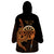 Aloha Hawaii Darts Wearable Blanket Hoodie Dart Board With Polynesian Shark - Gold