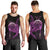 Aloha Hawaii Darts Men Tank Top Dart Board With Polynesian Shark - Purple