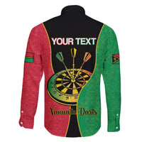 Personalised Vanuatu Darts Family Matching Mermaid Dress and Hawaiian Shirt Happiness Is A Tight Threesome Sand Drawing Art LT14 - Polynesian Pride