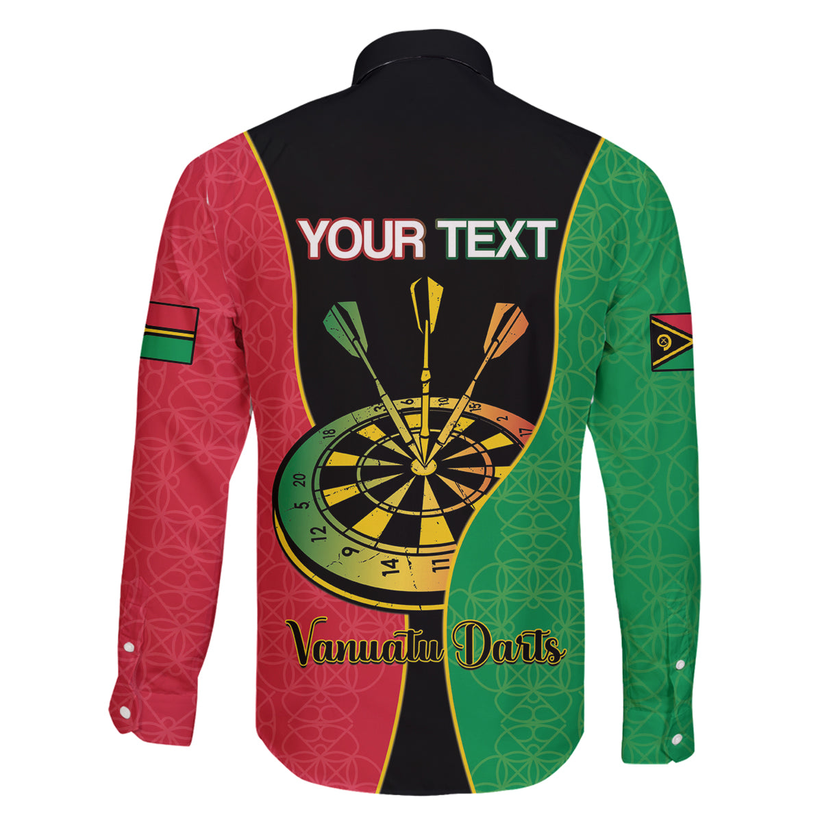 Personalised Vanuatu Darts Family Matching Tank Maxi Dress and Hawaiian Shirt Happiness Is A Tight Threesome Sand Drawing Art