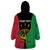 Personalised Vanuatu Darts Wearable Blanket Hoodie Happiness Is A Tight Threesome Sand Drawing Art