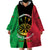 Personalised Vanuatu Darts Wearable Blanket Hoodie Happiness Is A Tight Threesome Sand Drawing Art