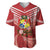 Tonga Darts Baseball Jersey Tongan Ngatu Pattern