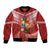 Tonga Darts Bomber Jacket Tongan Ngatu Pattern