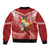 Tonga Darts Bomber Jacket Tongan Ngatu Pattern