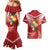 Tonga Darts Couples Matching Mermaid Dress and Hawaiian Shirt Tongan Ngatu Pattern