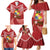 Tonga Darts Family Matching Mermaid Dress and Hawaiian Shirt Tongan Ngatu Pattern