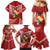 Tonga Darts Family Matching Mermaid Dress and Hawaiian Shirt Tongan Ngatu Pattern