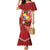 Tonga Darts Family Matching Mermaid Dress and Hawaiian Shirt Tongan Ngatu Pattern