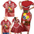 Tonga Darts Family Matching Short Sleeve Bodycon Dress and Hawaiian Shirt Tongan Ngatu Pattern