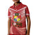 Tonga Darts Kid Polo Shirt Tongan Ngatu Pattern