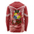 Tonga Darts Long Sleeve Shirt Tongan Ngatu Pattern