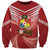 Tonga Darts Sweatshirt Tongan Ngatu Pattern