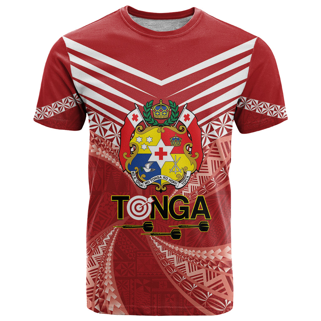 Tonga Darts T Shirt Tongan Ngatu Pattern