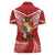 Tonga Darts Women Polo Shirt Tongan Ngatu Pattern