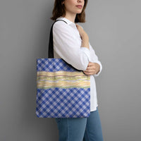 Royal Blue Palaka Hawaii Leis Elegant Vibes Tote Bag LT14 - Polynesian Pride
