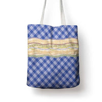 Royal Blue Palaka Hawaii Leis Elegant Vibes Tote Bag LT14 - Polynesian Pride