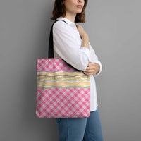 Pink Palaka Hawaii Leis Elegant Vibes Tote Bag LT14 - Polynesian Pride