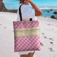 Pink Palaka Hawaii Leis Elegant Vibes Tote Bag LT14 - Polynesian Pride