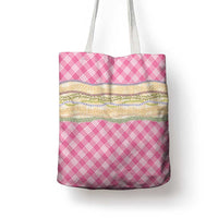 Pink Palaka Hawaii Leis Elegant Vibes Tote Bag LT14 - Polynesian Pride