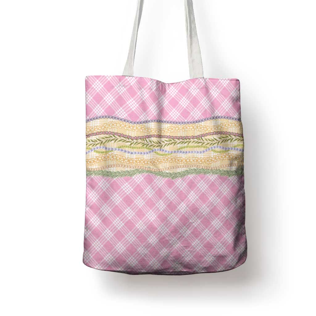 Light Pink Palaka Hawaii Leis Elegant Vibes Tote Bag LT14 - Polynesian Pride