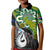 Personalised New Zealand And Australia Kid Polo Shirt Aboriginal Mix Aotearoa Maori Unique Style LT14 Kid Green - Polynesian Pride