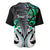 Personalised New Zealand Baseball Jersey Te Manaia Mangopare Maori And Fern Green Style LT14 - Polynesian Pride