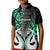 Personalised New Zealand Kid Polo Shirt Te Manaia Mangopare Maori And Fern Green Style LT14 Kid Green - Polynesian Pride