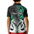 Personalised New Zealand Kid Polo Shirt Te Manaia Mangopare Maori And Fern Green Style LT14 - Polynesian Pride