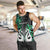 Personalised New Zealand Men Tank Top Te Manaia Mangopare Maori And Fern Green Style LT14 - Polynesian Pride