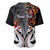 Personalised New Zealand Baseball Jersey Te Manaia Mangopare Maori And Fern Orange Style LT14 - Polynesian Pride